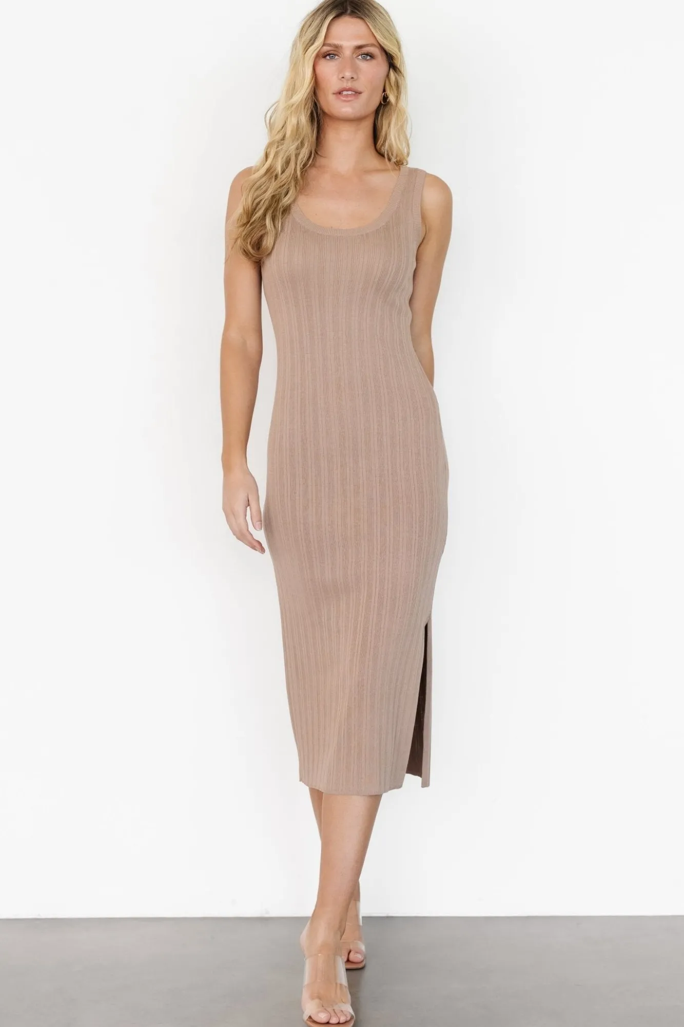 Baltic Born Rue Ribbed Midi Dress |