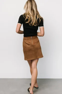Baltic Born Rylan Faux Suede Short Skirt |