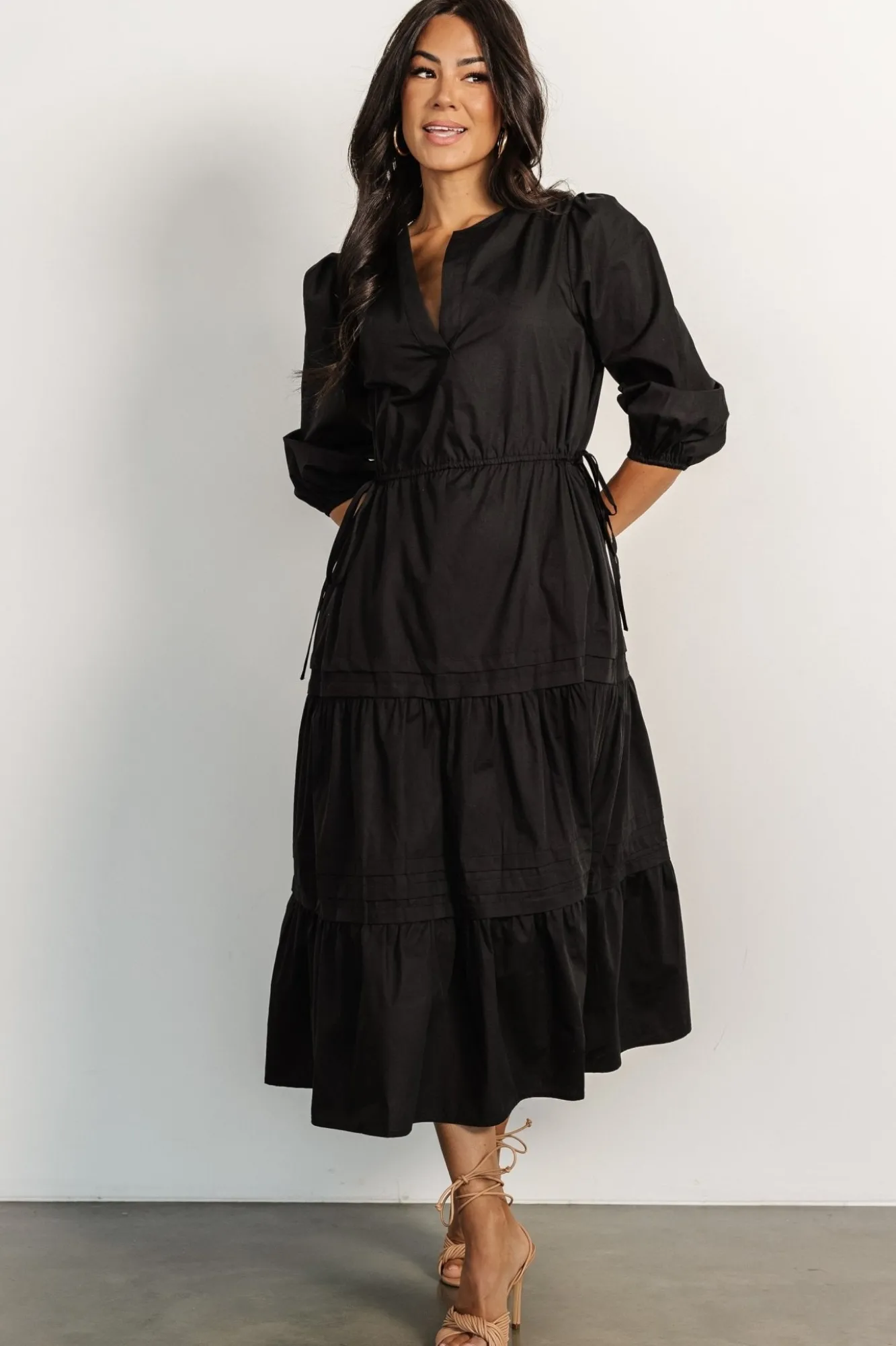 Baltic Born Santa Fe Poplin Midi Dress |