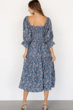 Baltic Born Sedona Smocked Dress | Blue Floral