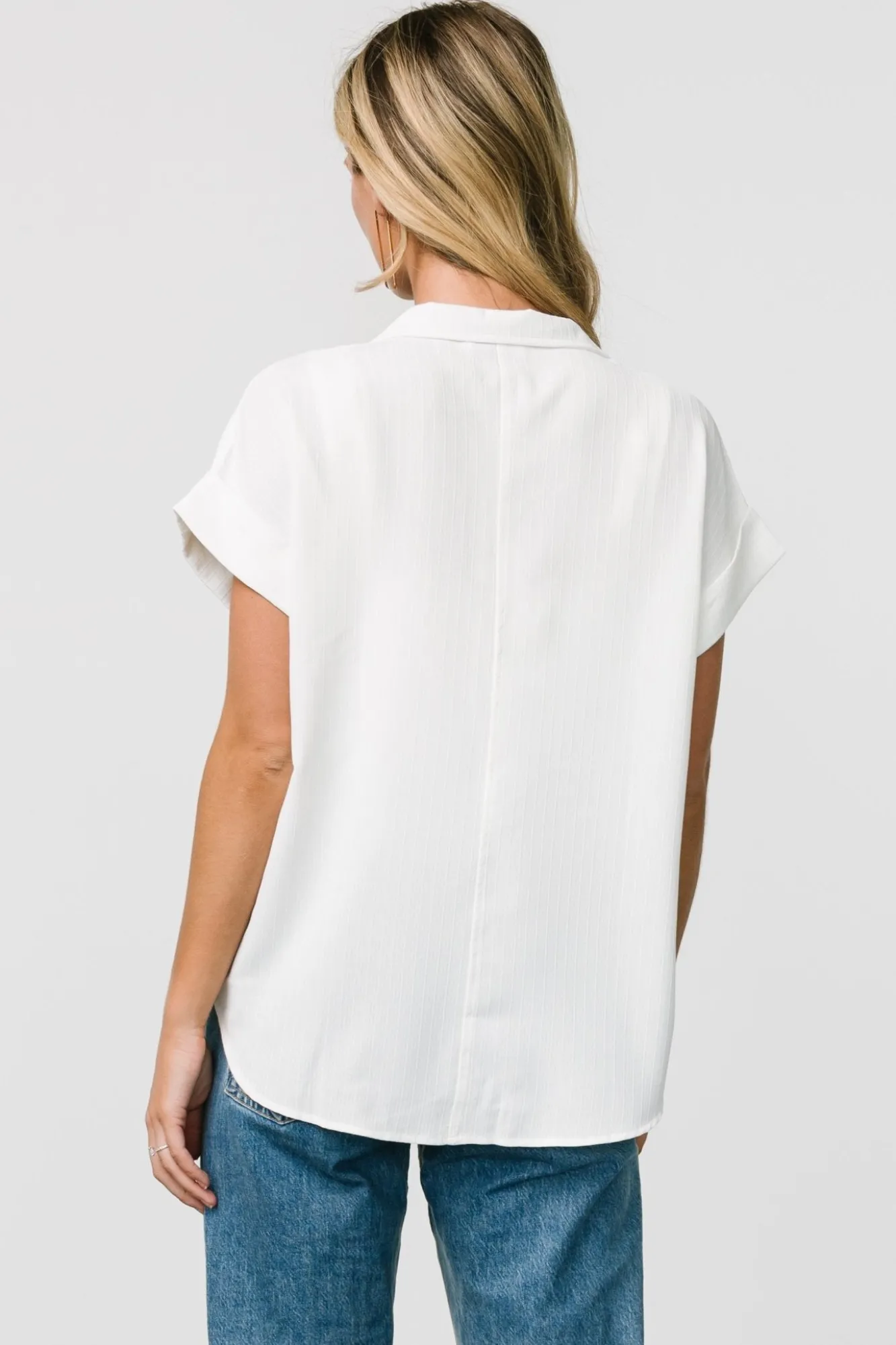 Baltic Born Shaylee Button Up Top | Off White