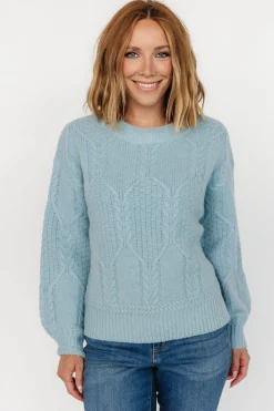 Baltic Born Sheffield Knit Sweater | Light Blue