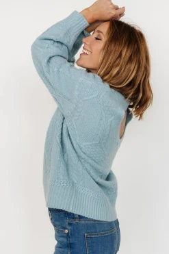 Baltic Born Sheffield Knit Sweater | Light Blue