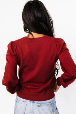 Baltic Born Sheila V Neck Sweater Top |