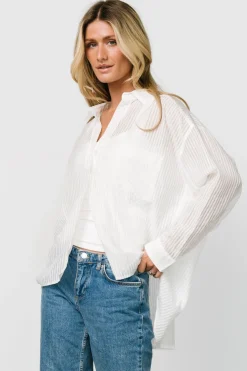 Baltic Born Sheldon Striped Oversized Top |