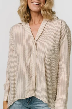 Baltic Born Sheldon Striped Oversized Top |
