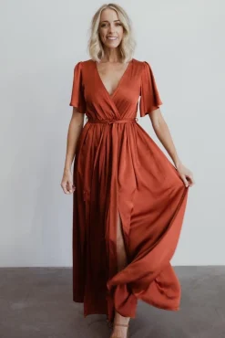 Baltic Born Sicily Satin Maxi Dress |