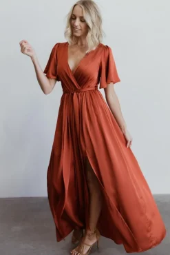 Baltic Born Sicily Satin Maxi Dress |