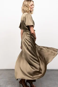 Baltic Born Sicily Satin Maxi Dress |
