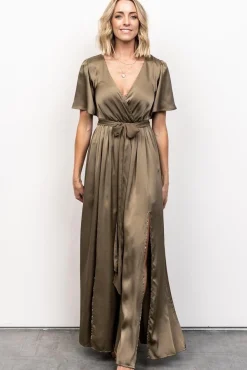 Baltic Born Sicily Satin Maxi Dress |