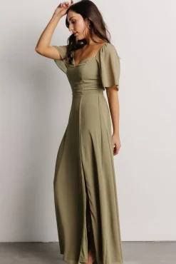 Baltic Born Sierra Sweetheart Maxi Dress | Dusty Olive