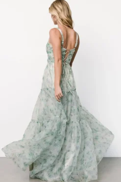 Baltic Born Sinclair Sweetheart Gown | Green Floral