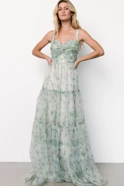 Baltic Born Sinclair Sweetheart Gown | Green Floral