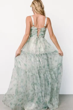 Baltic Born Sinclair Sweetheart Gown | Green Floral