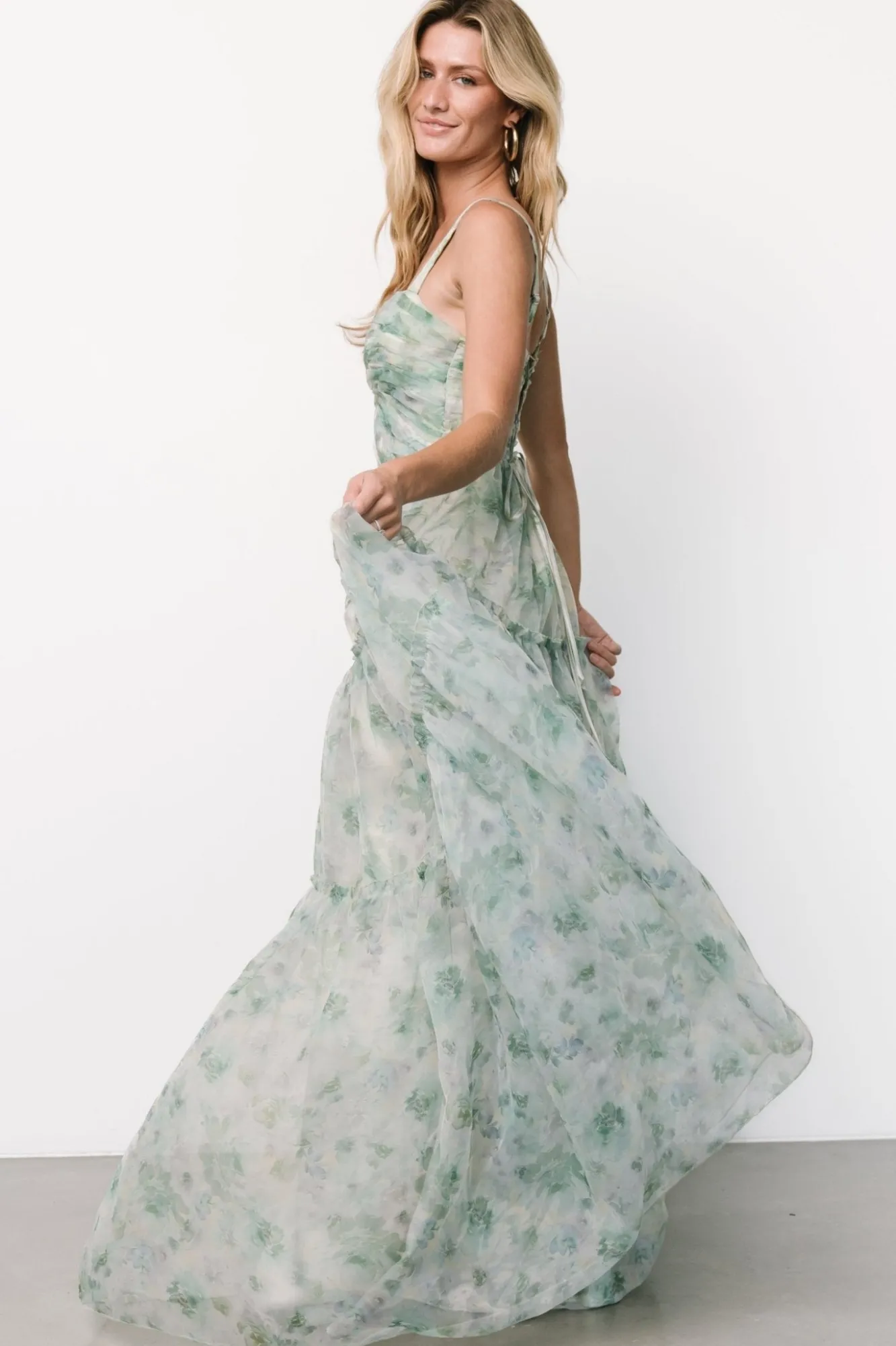 Baltic Born Sinclair Sweetheart Gown | Green Floral