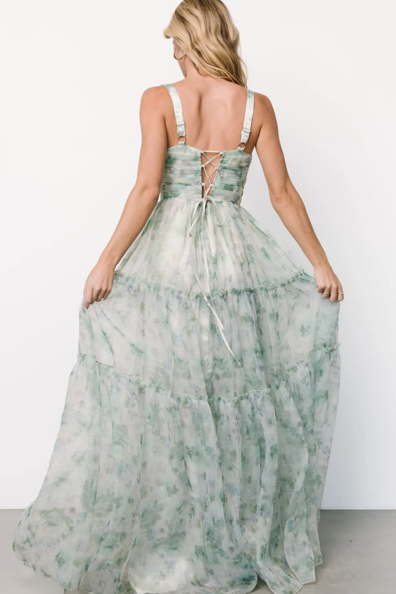 Baltic Born Sinclair Sweetheart Gown | Green Floral