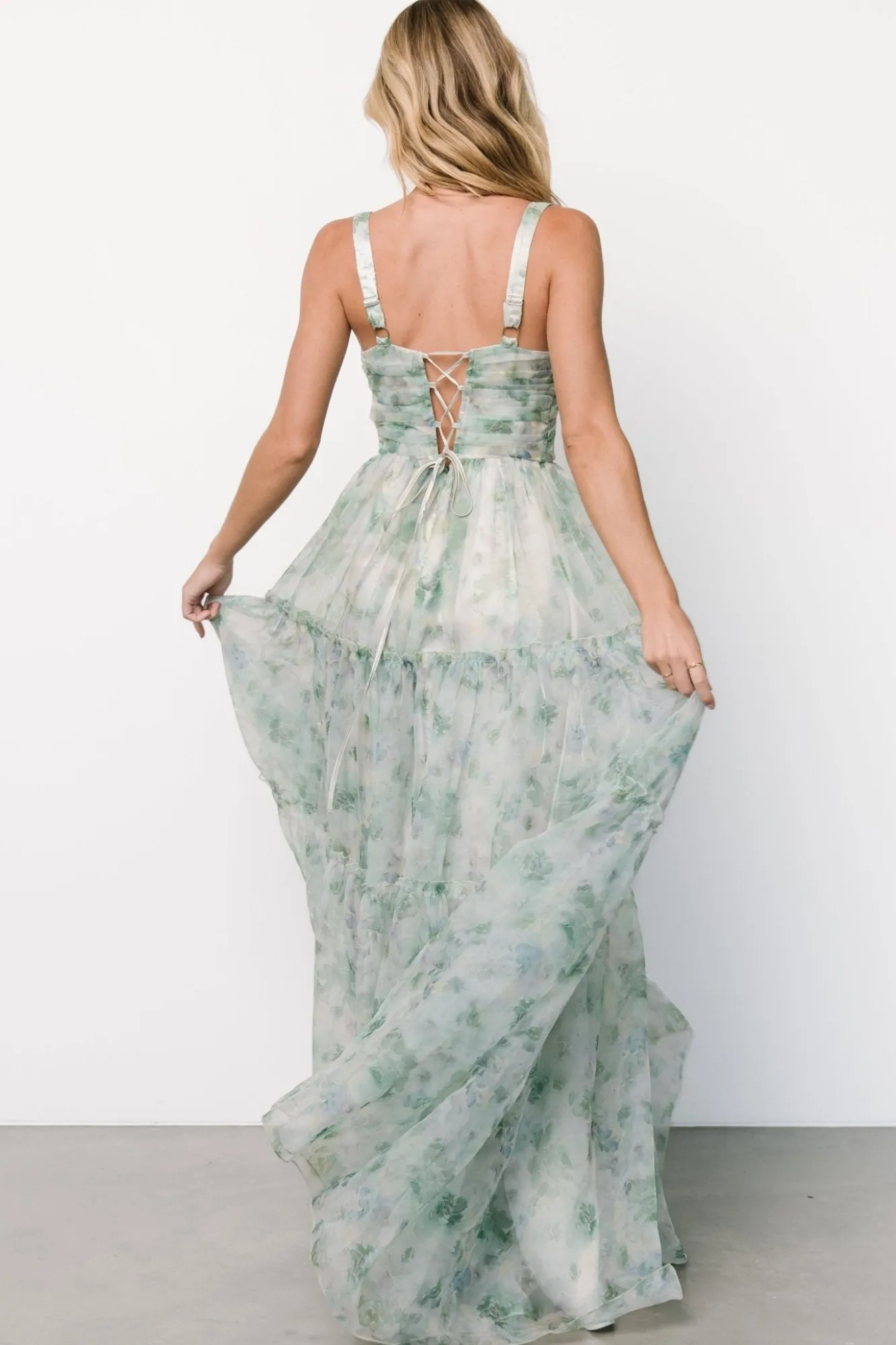 Baltic Born Sinclair Sweetheart Gown | Green Floral