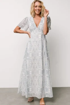Baltic Born Skyla Deep V Maxi Dress | Blue Print
