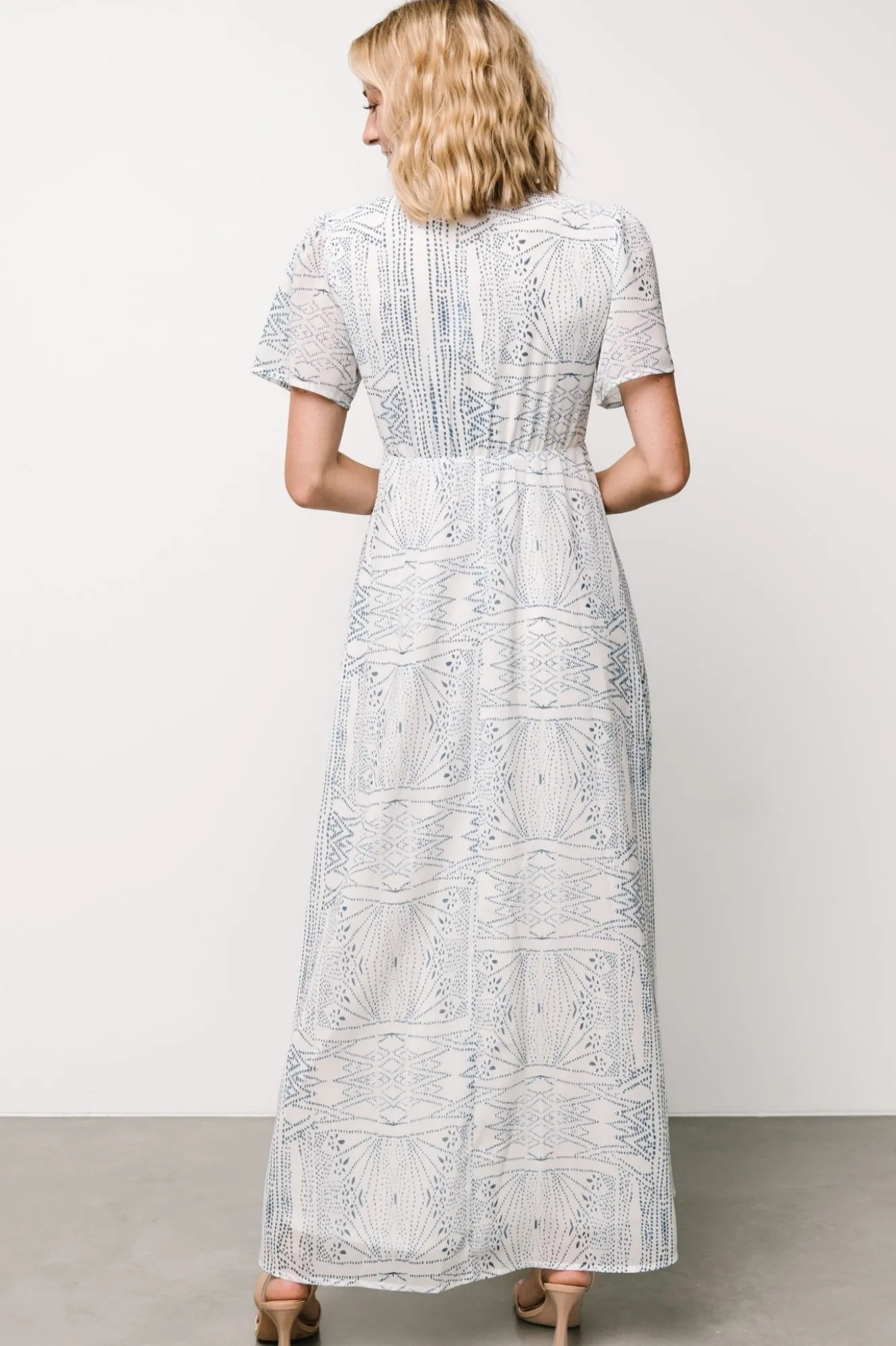 Baltic Born Skyla Deep V Maxi Dress | Blue Print