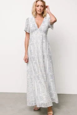 Baltic Born Skyla Deep V Maxi Dress | Blue Print