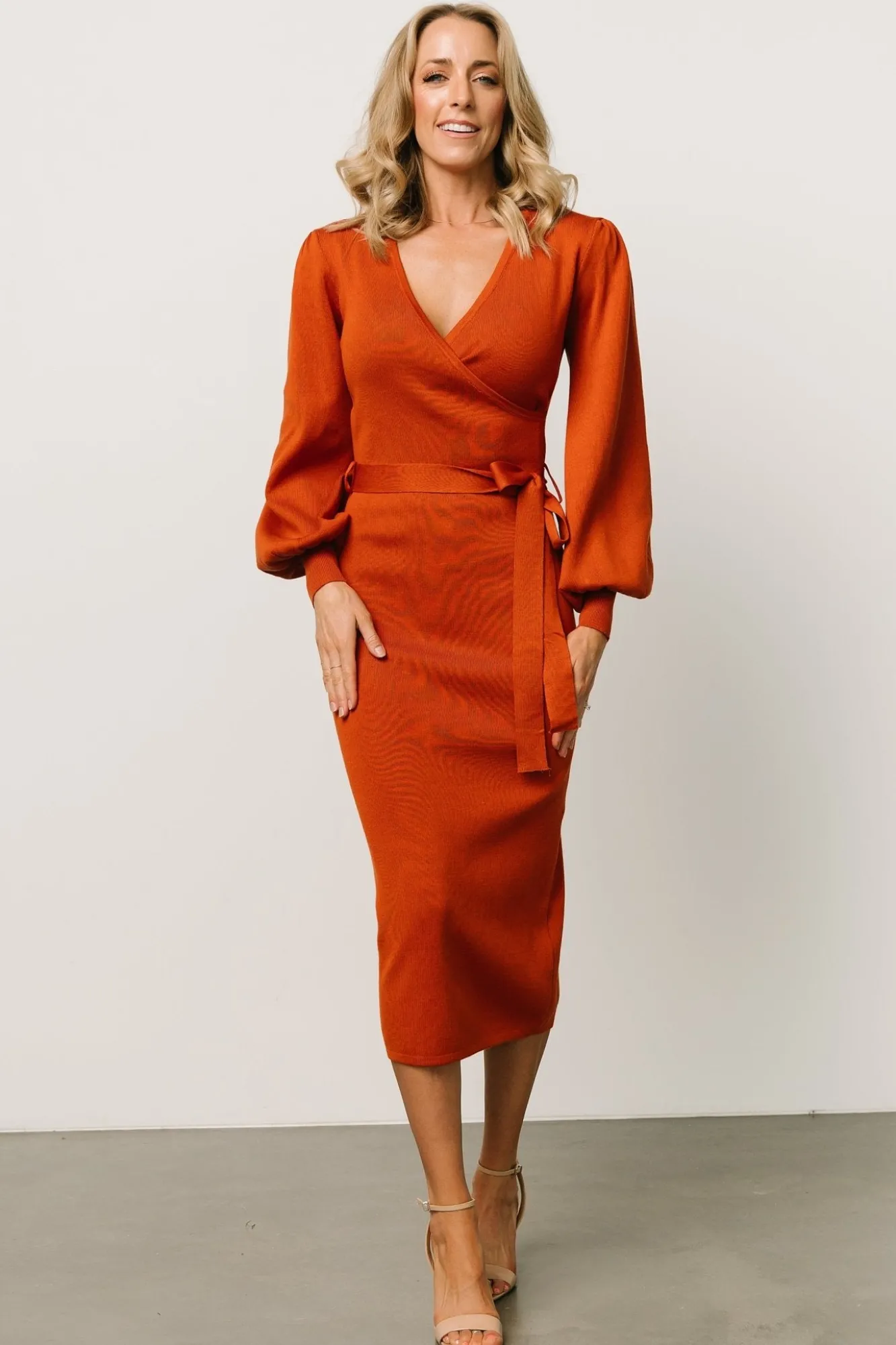 Baltic Born Soho Bubble Sleeve Sweater Dress |