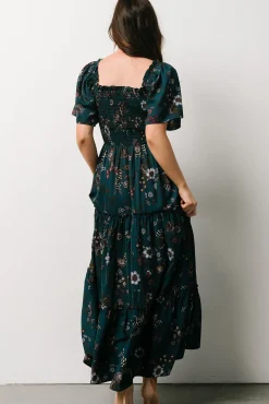 Baltic Born Southampton Smocked Maxi Dress | Jade Blossom