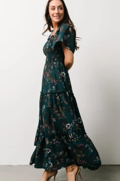 Baltic Born Southampton Smocked Maxi Dress | Jade Blossom
