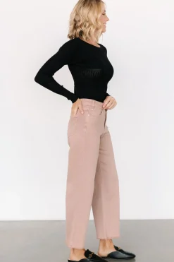 Baltic Born Spence Denim Pants | Dusty Rose