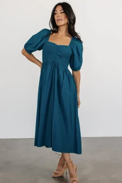 Baltic Born Stefania Midi Dress | Mediterranean Blue