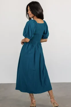 Baltic Born Stefania Midi Dress | Mediterranean Blue