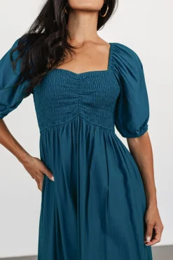 Baltic Born Stefania Midi Dress | Mediterranean Blue