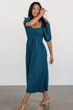 Baltic Born Stefania Midi Dress | Mediterranean Blue