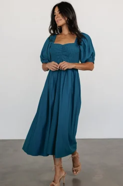 Baltic Born Stefania Midi Dress | Mediterranean Blue