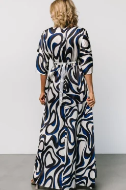 Baltic Born Stella Maxi Dress | Ivory Multi Print