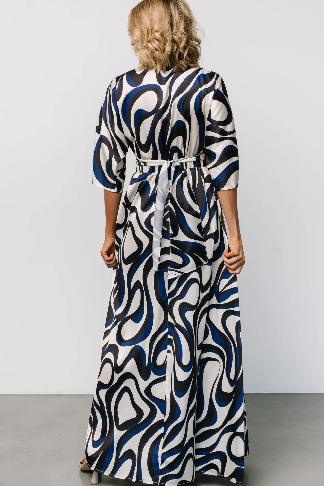 Baltic Born Stella Maxi Dress | Ivory Multi Print