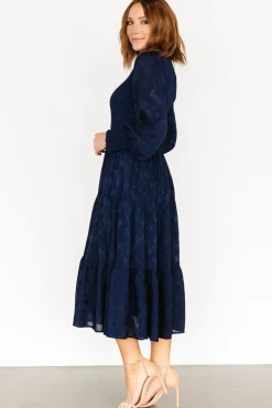 Baltic Born Stockholm Smocked Dress | Midnight Blue