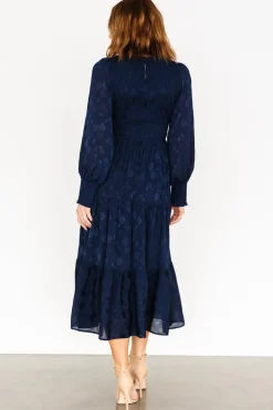 Baltic Born Stockholm Smocked Dress | Midnight Blue