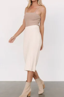 Baltic Born Stormi Ribbed Midi Skirt |