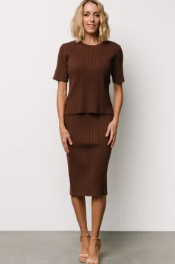 Baltic Born Stormi Ribbed Sweater Top |