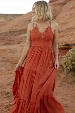 Baltic Born Summerlin Lace Top Maxi Dress |