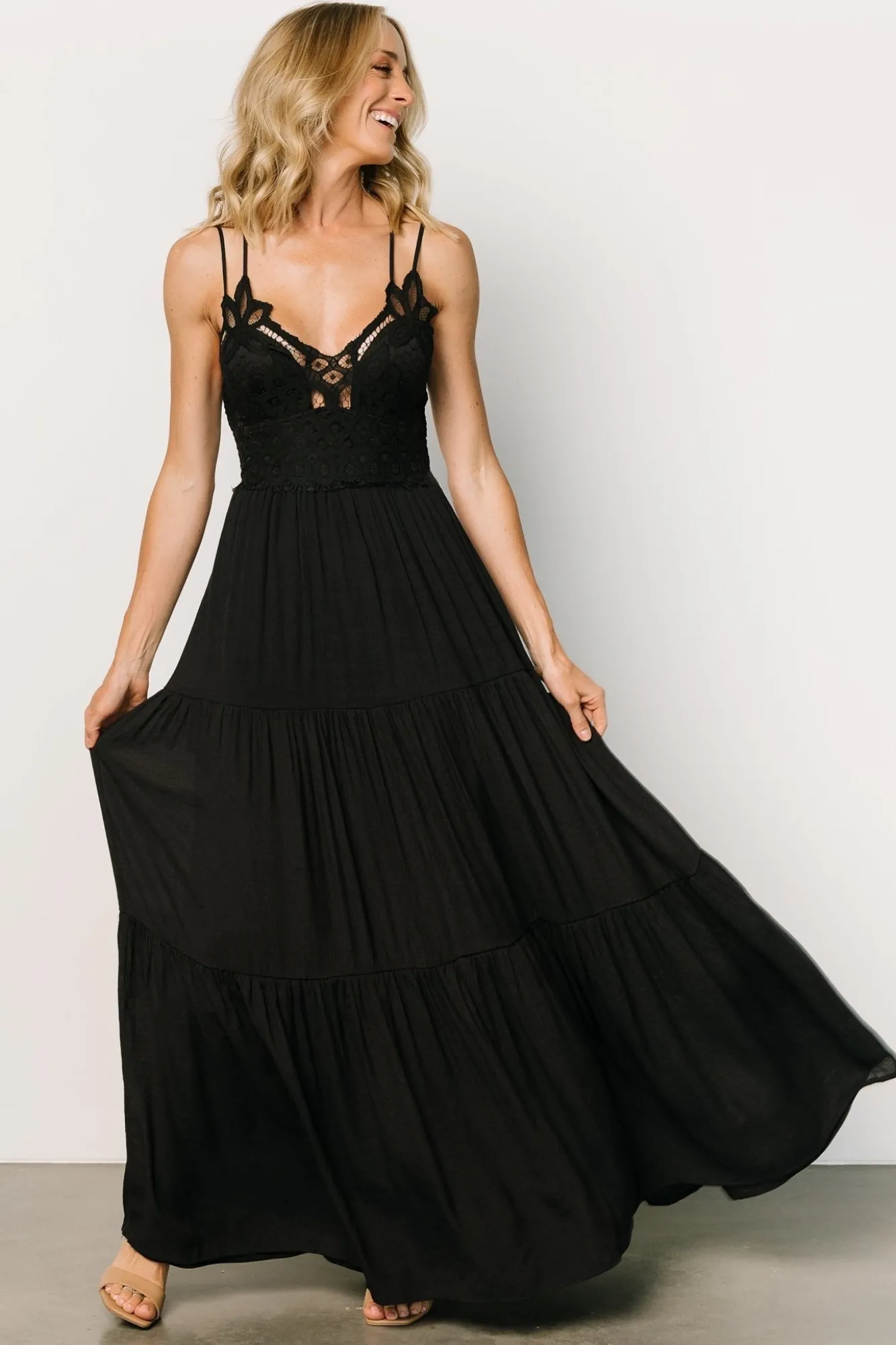 Baltic Born Summerlin Lace Top Maxi Dress |