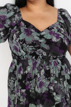 Baltic Born Suzy Maxi Dress | Dark Blue Multi