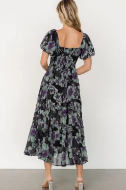Baltic Born Suzy Maxi Dress | Dark Blue Multi