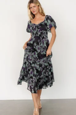 Baltic Born Suzy Maxi Dress | Dark Blue Multi