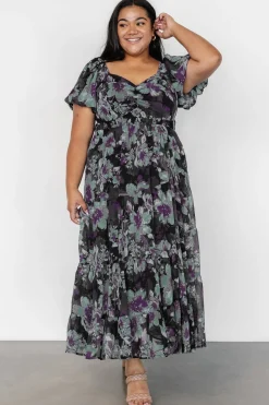 Baltic Born Suzy Maxi Dress | Dark Blue Multi