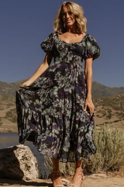 Baltic Born Suzy Maxi Dress | Dark Blue Multi