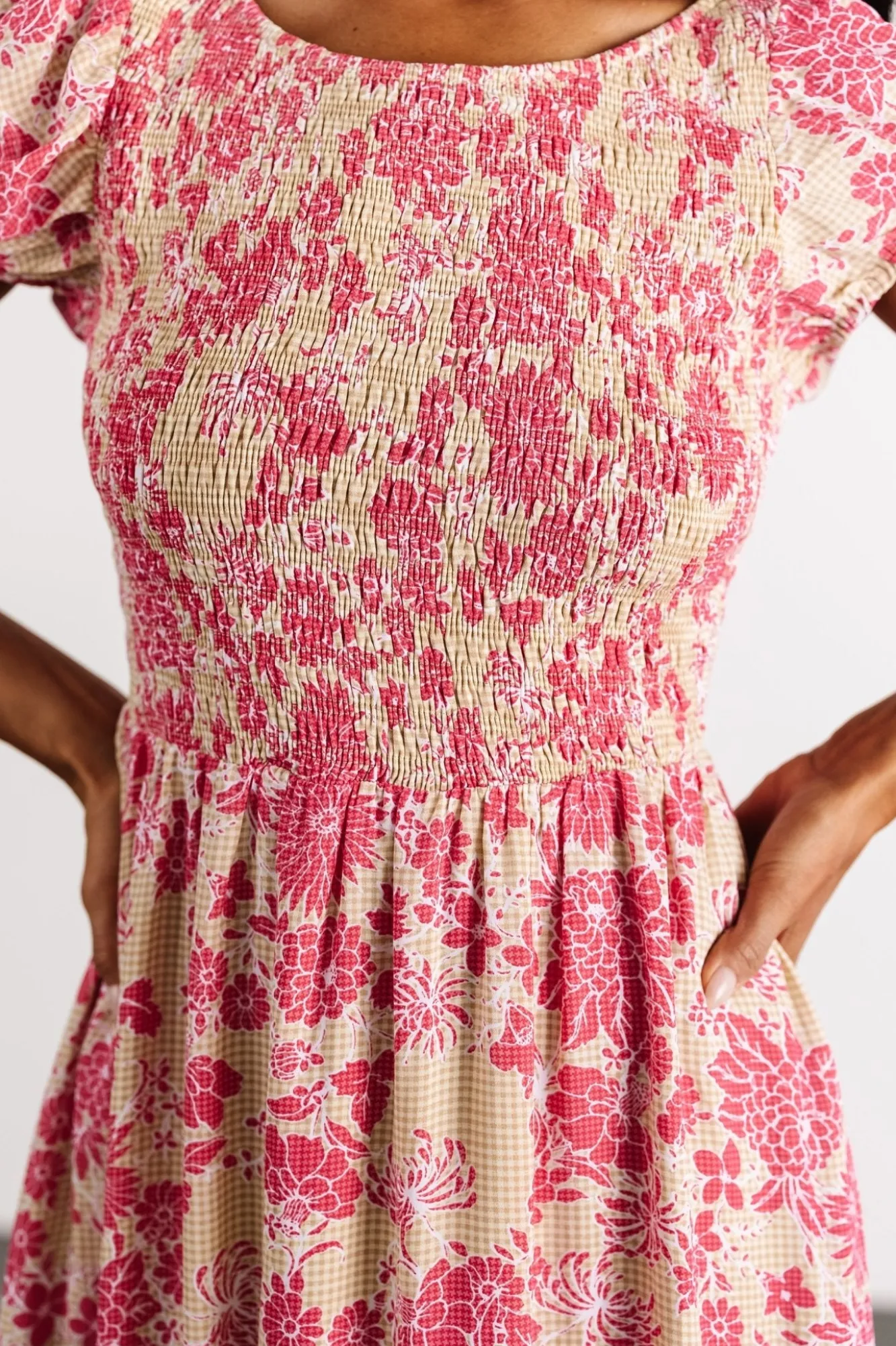 Baltic Born Tabitha Open Back Maxi Dress | Yellow + Coral