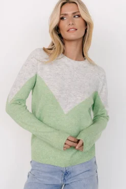 Baltic Born Tanner Sweater | Gray + Green