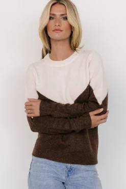Baltic Born Tanner Sweater | Ivory + Brown