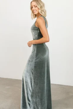 Baltic Born Tatiana Velvet One Shoulder Maxi Dress |
